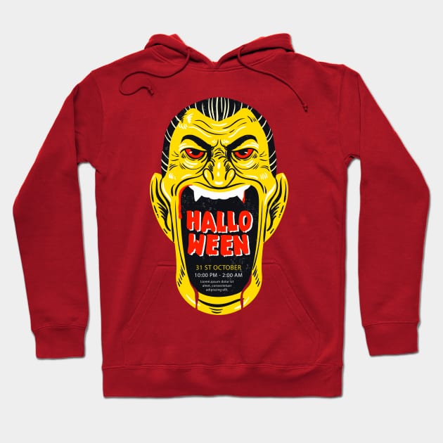 Halloween Monster Hoodie by Mako Design 